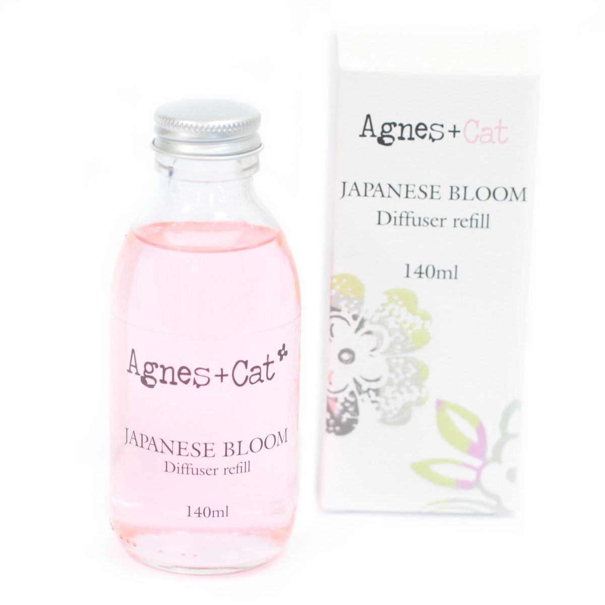 Agnes + Cat Raumduft-Nachfüllpackung – Japanische Blüte 140 ml