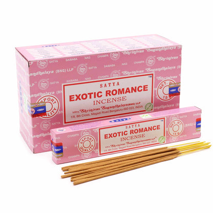 Satya Räucherstäbchen Exotic Romance – Duftmischung für Entspannung