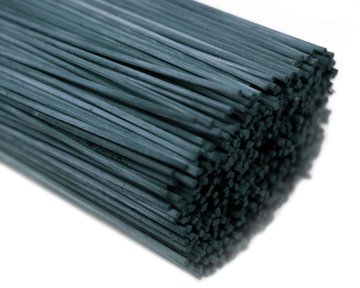 Grüne Duftstäbchen für Raumdiffusoren – 25 cm x 3 mm – 500 g
