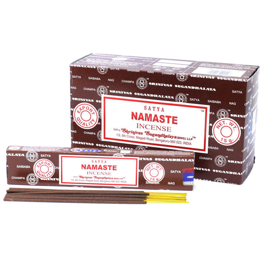Satya Räucherstäbchen Namaste – beruhigender Duft für Meditation und Entspannung