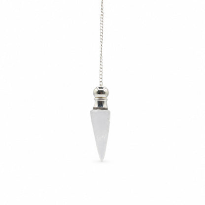 Pendulum aus klarem Bergkristall mit Geheimfach