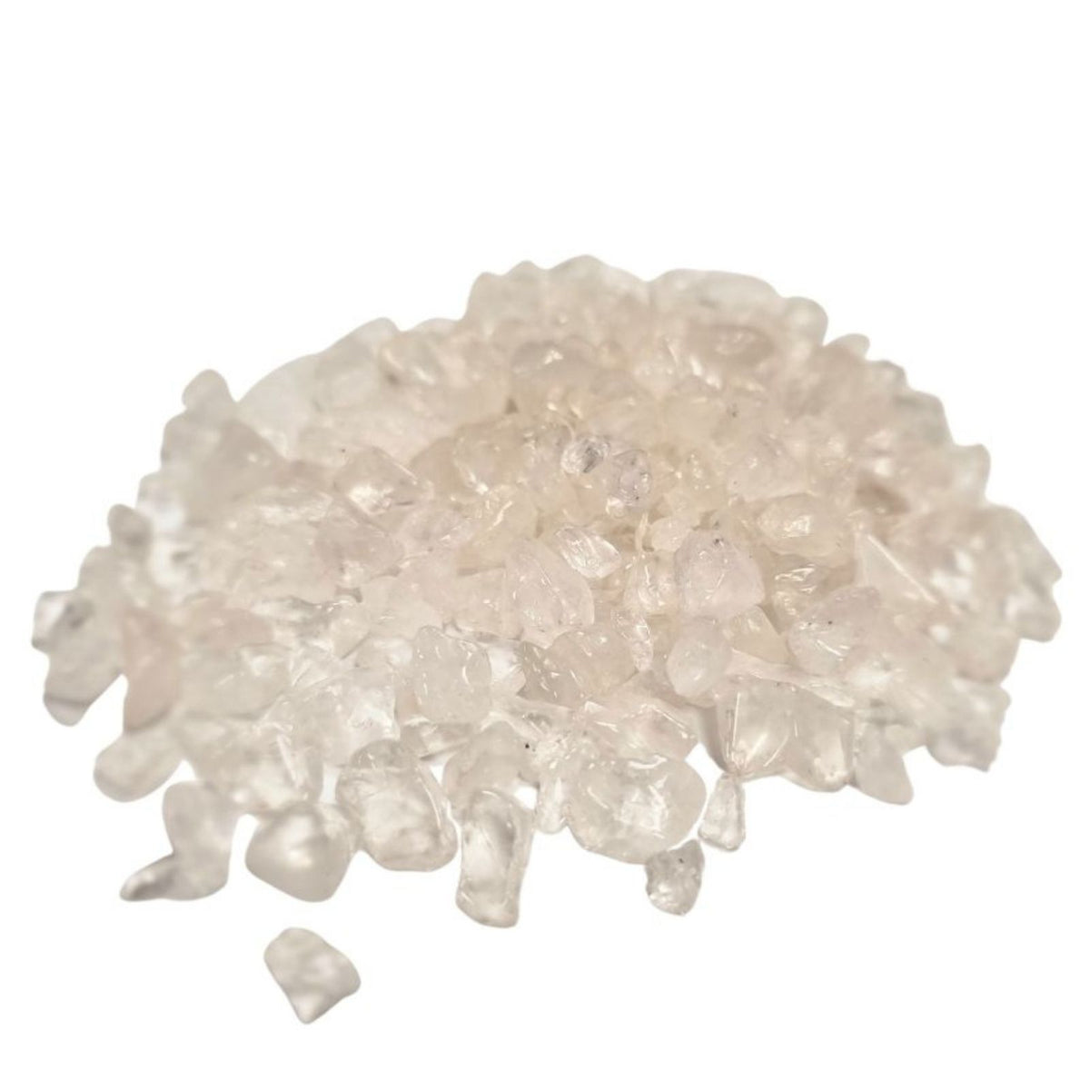 Bergkristall-Edelsteinsplitter, Großpackung – 1 kg (lose)
