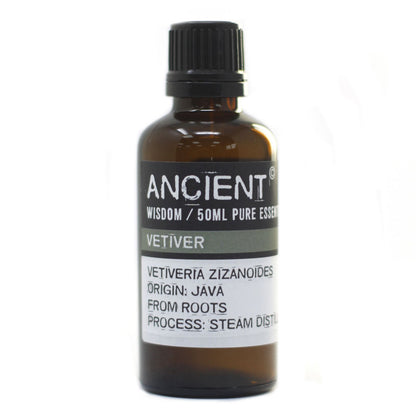 Ätherisches Vetiver-Öl, 50 ml - herber und erdiger Duft