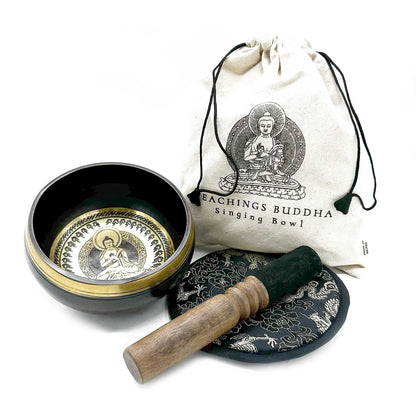 Graviertes Klangschalen-Geschenkset - Teachings Buddha