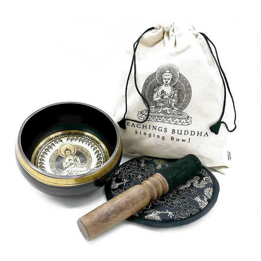 Graviertes Klangschalen-Geschenkset - Teachings Buddha