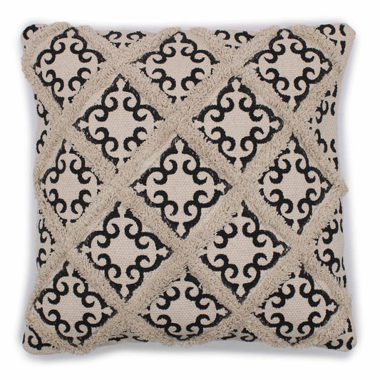 Kissenbezug - Lux Criss-Cross & Print - 45x45cm