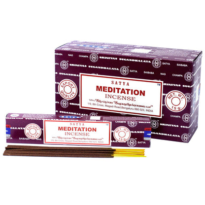 Satya Räucherstäbchen für Meditation und Entspannung