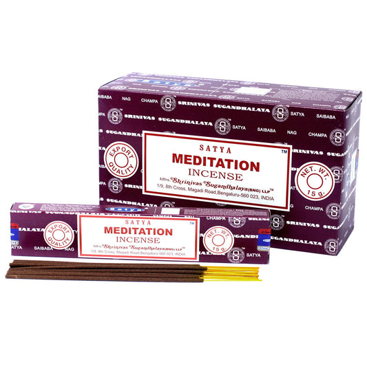 Satya Räucherstäbchen für Meditation und Entspannung