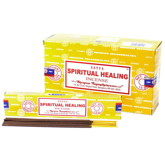 Satya Räucherstäbchen Spiritual Healing – Beruhigender Duft für Meditation