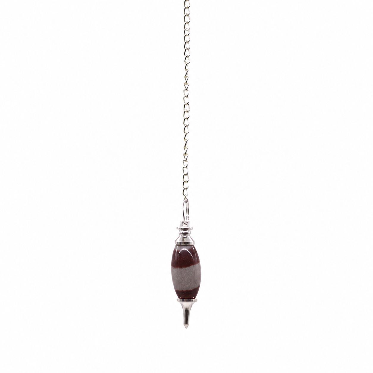 Shiva Lingam Pendel mit natürlicher Bänderung