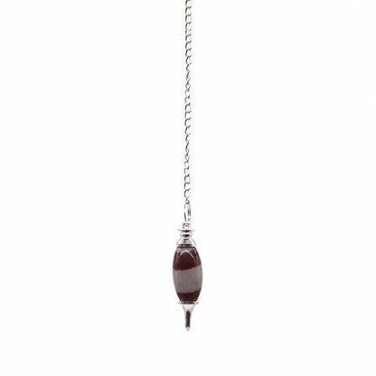 Shiva Lingam Pendel mit natürlicher Bänderung