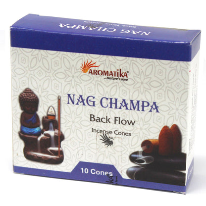 Aromatica Rückfluss-Räucherkegel – Nag Champa
