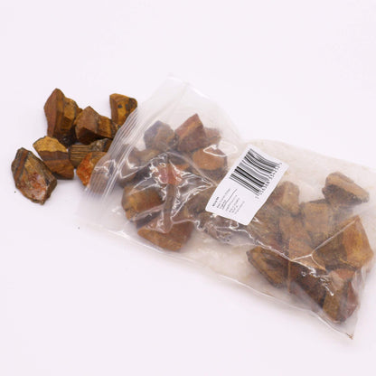 Rohedelsteine - Tigerauge, 500g (lose)