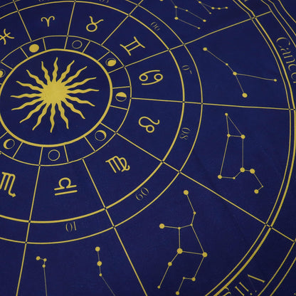 Tarot-Lesetuch "Zodiac" - ideal für Tarot und Pendel
