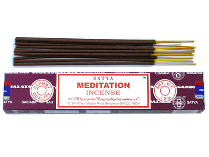 Satya Räucherstäbchen für Meditation und Entspannung