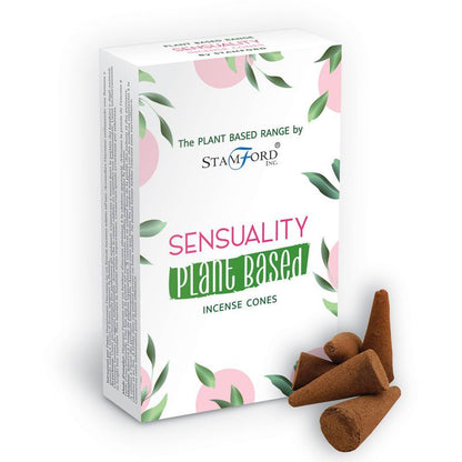 Pflanzliche Räucherkegel - Sensuality (12 Stück)