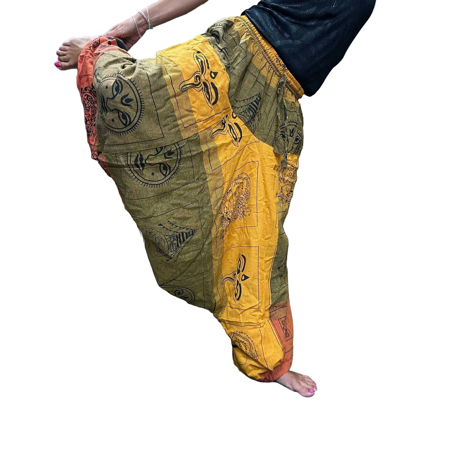 Yoga- und Freizeithose mit Aladdin Himalayan Print