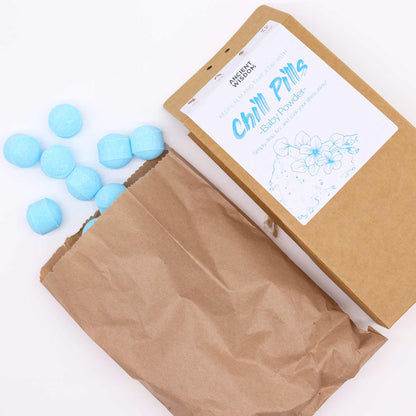 Vegane Badebomben 350g - Babypuder