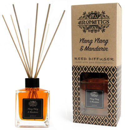 Ylang Ylang & Mandarine Duftstäbchen Diffuser mit ätherischen Ölen
