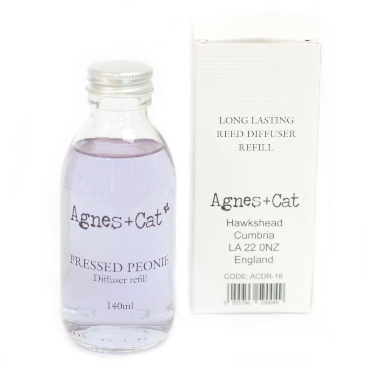 Agnes + Cat Raumduft-Nachfüllpackung – Pfingstrosen 140 ml