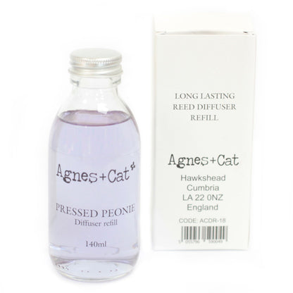 Agnes + Cat Raumduft-Nachfüllpackung – Pfingstrosen 140 ml