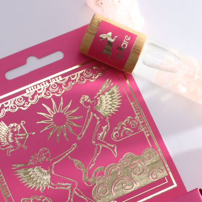 The Hop Hare Tarot Roll On – The Lovers mit ätherischen Ölen und Edelsteinen