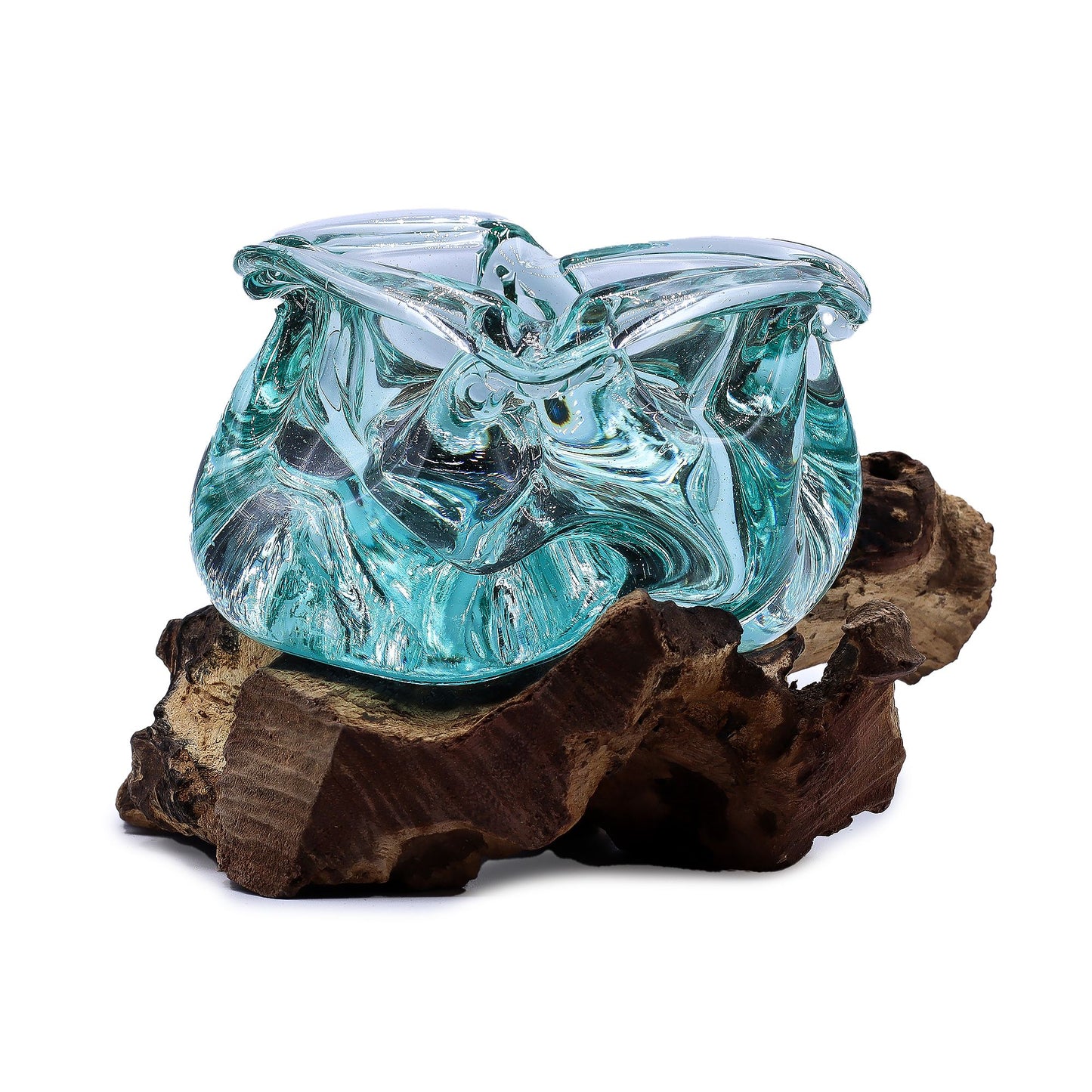 Molten Glass Großer Aschenbecher oder Kerzenhalter