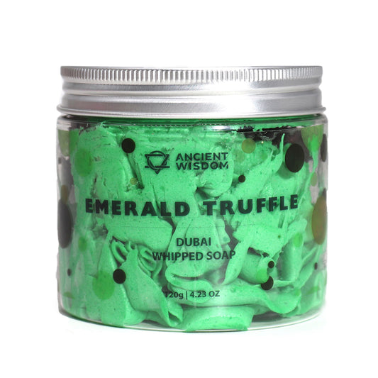 Dubai Whipped Cream Soap Emerald Truffle – Cremige Schaumpflege für die Haut