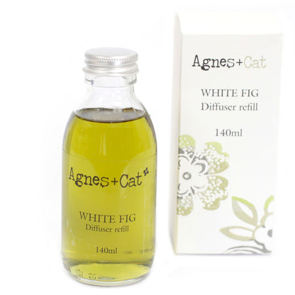 Agnes + Cat Raumduft-Nachfüllpackung – Weiße Feige 140 ml