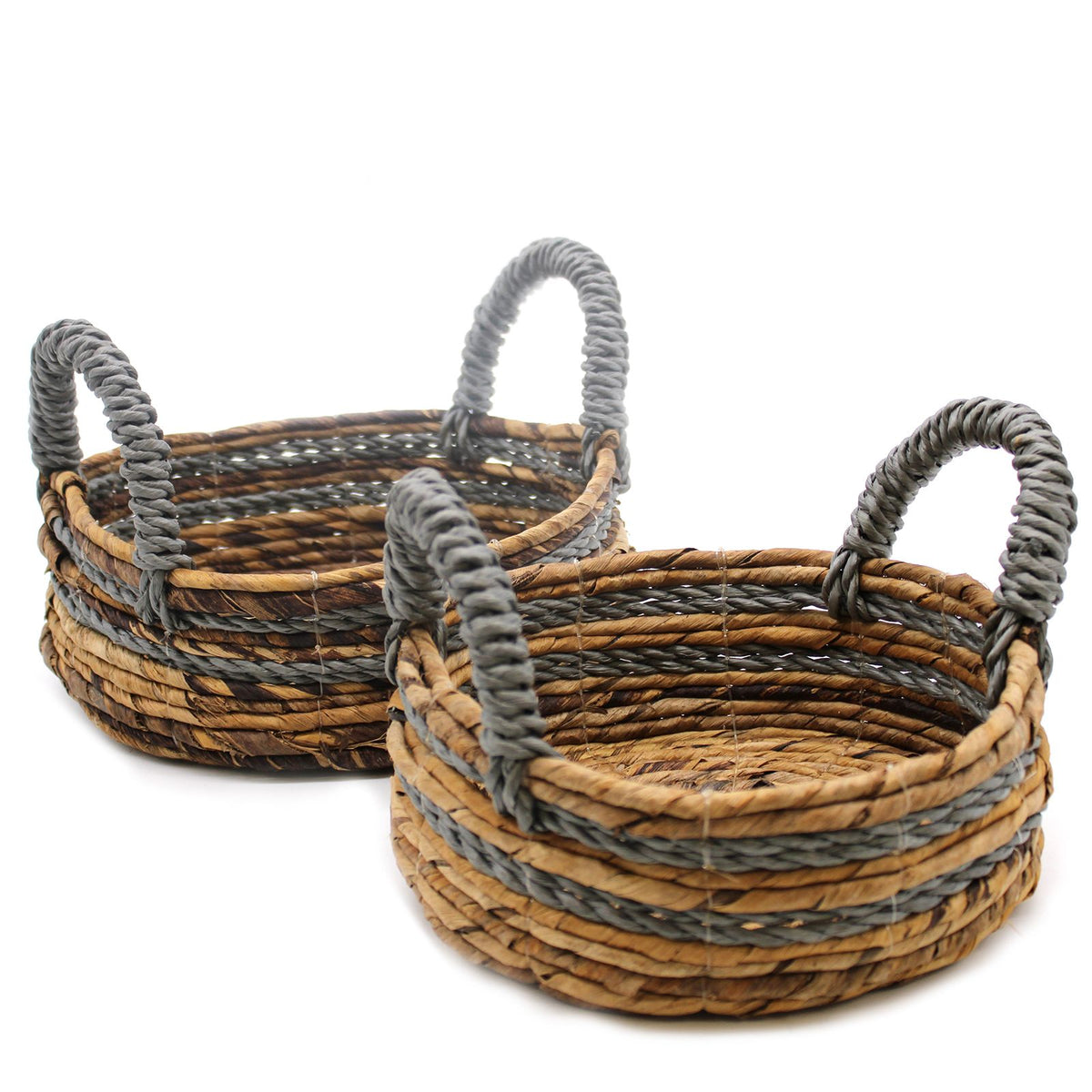 Bananenblatt-Raffia Körbe Quadratisch, 3er Set