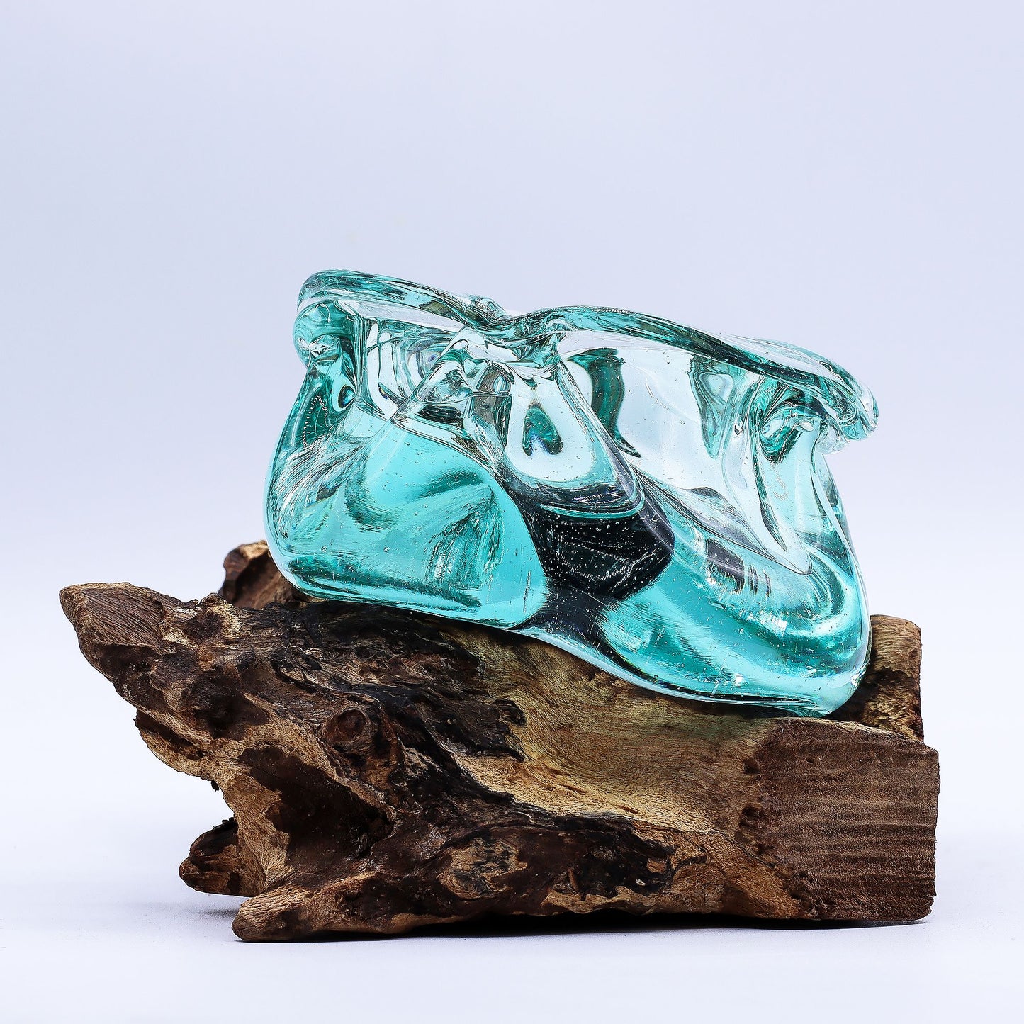 Molten Glass Großer Aschenbecher oder Kerzenhalter