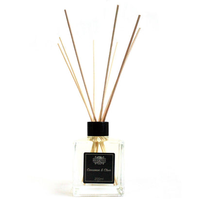 Zimt & Nelken Duftstäbchen Diffuser mit ätherischem Öl 200ml