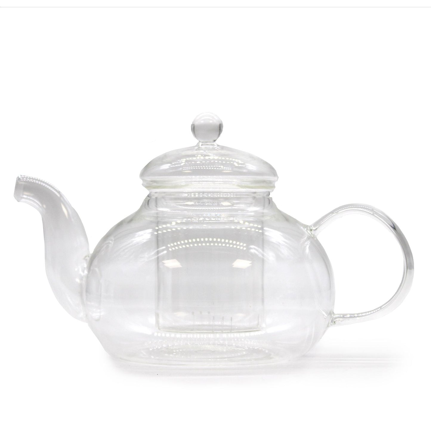 Glas-Teekanne mit integriertem Sieb – Round Pearl – 800ml