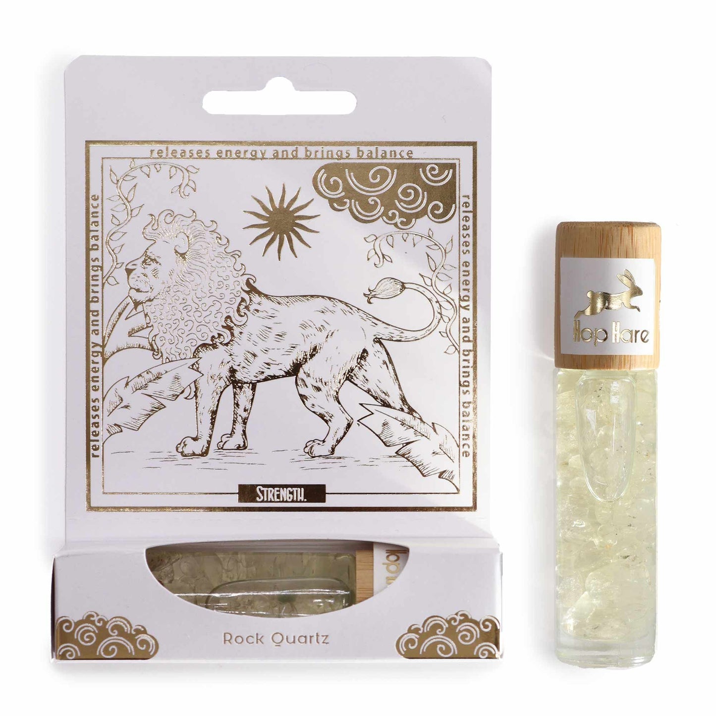 Hop Hare Tarot Roll On – The Lion mit ätherischen Ölen und Edelsteinen