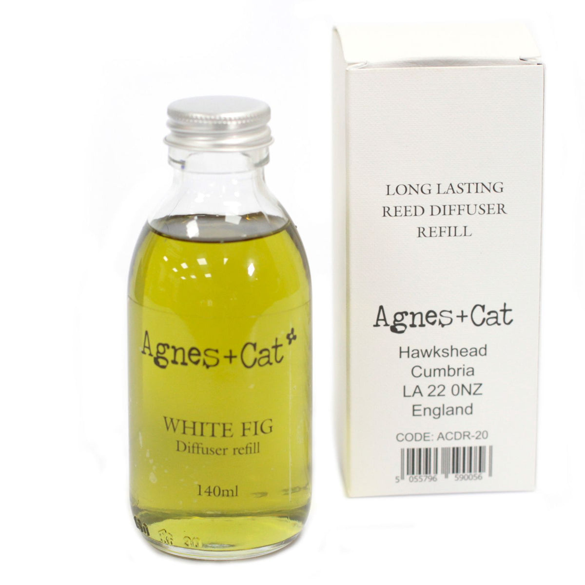 Agnes + Cat Raumduft-Nachfüllpackung – Weiße Feige 140 ml