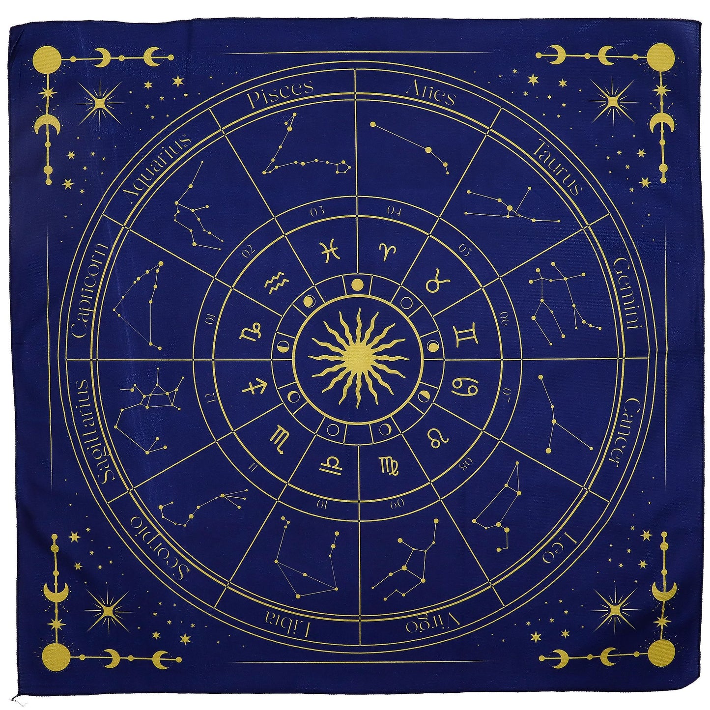 Tarot-Lesetuch "Zodiac" - ideal für Tarot und Pendel