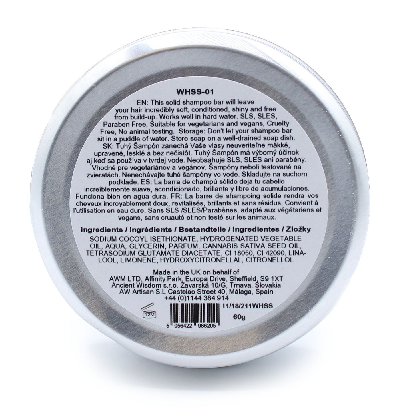 Wild Hare Festes Shampoo 60g – Orchidee