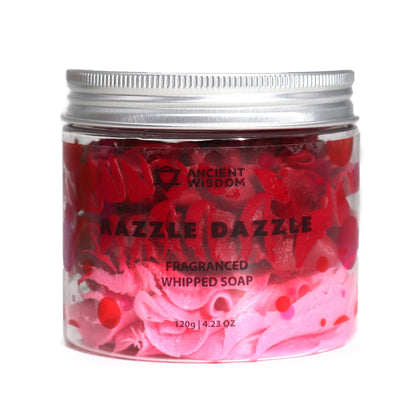 Razzle Dazzle Whipped Cream Soap 120g – sanfte und belebende Schaumseife mit Himbeerduft