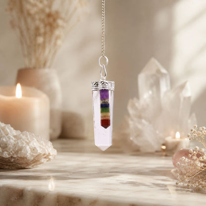 Edelstein Pendel - Seven Chakra