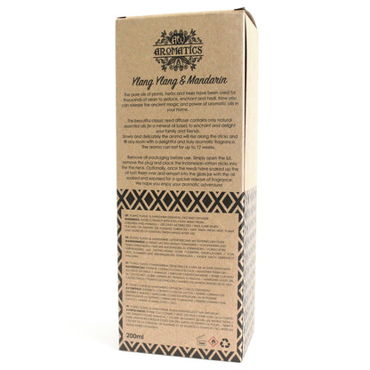 Ylang Ylang & Mandarine Duftstäbchen Diffuser mit ätherischen Ölen