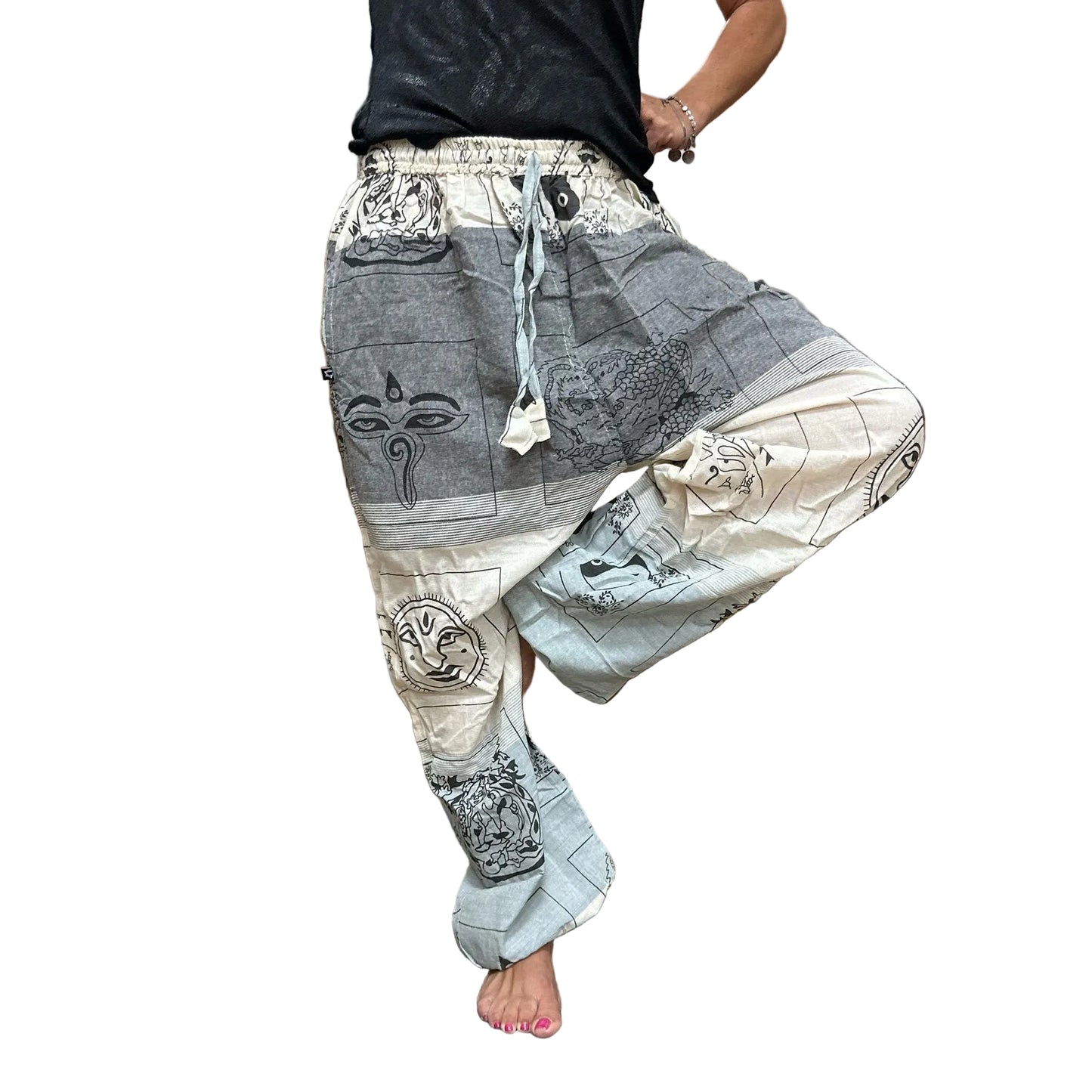 Yoga- und Freizeithose mit High Cross Himalayan Print One-Size