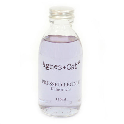 Agnes + Cat Raumduft-Nachfüllpackung – Pfingstrosen 140 ml