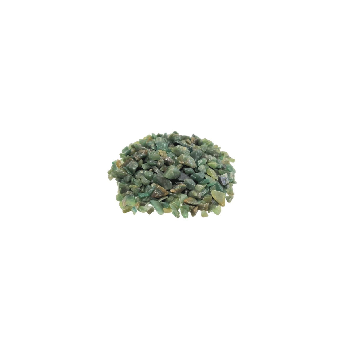 Grüne Avenurin-Edelsteinchips, Großpackung – 1 kg (lose)