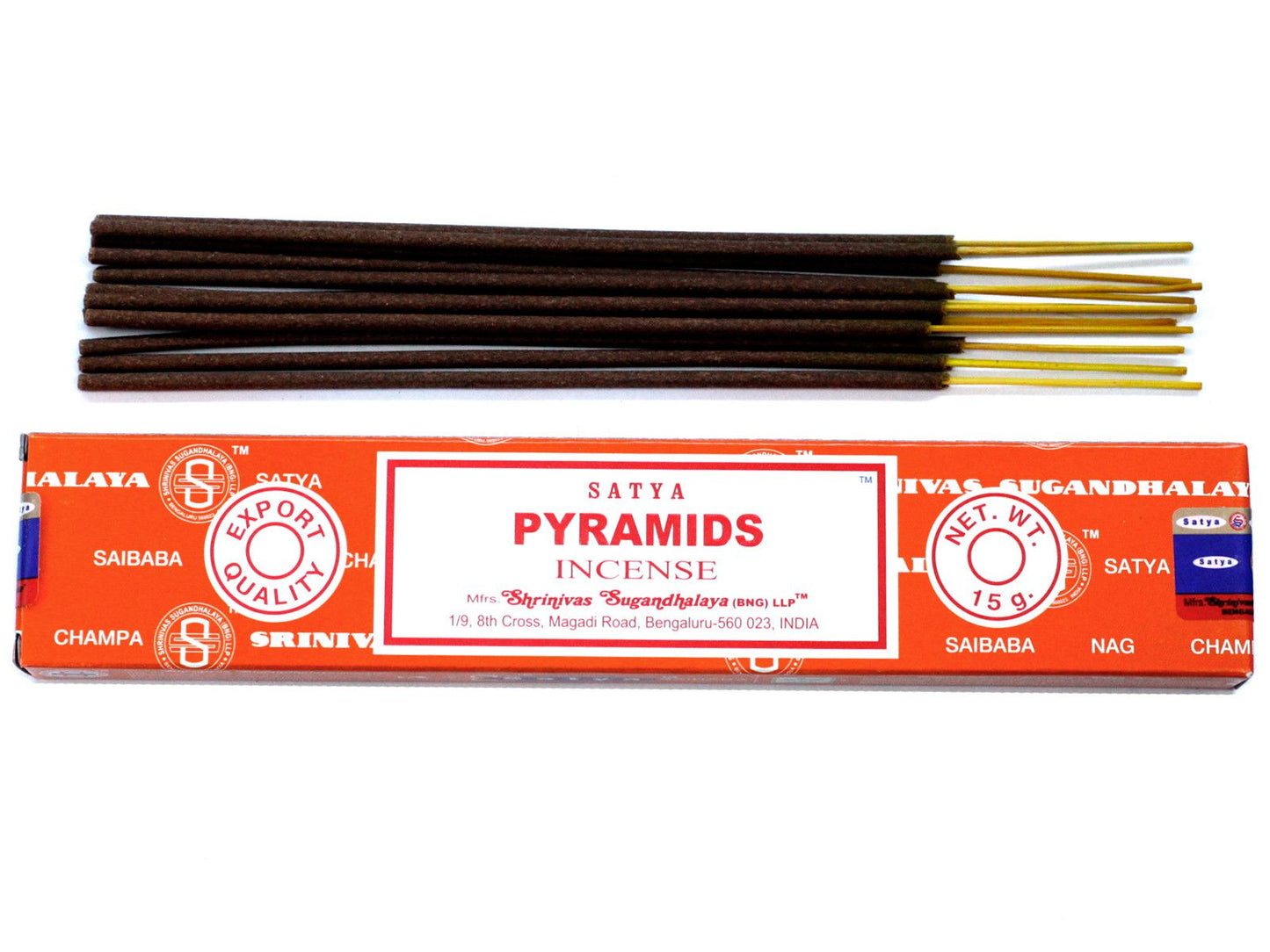 Satya Räucherstäbchen Pyramid – Beruhigender Duft für Meditation und Entspannung