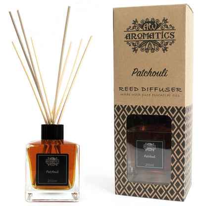 Patchouli Duftstäbchen Diffuser mit ätherischem Öl 200ml