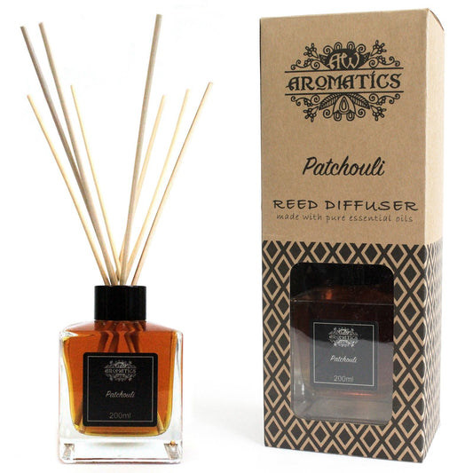 Patchouli Duftstäbchen Diffuser mit ätherischem Öl 200ml