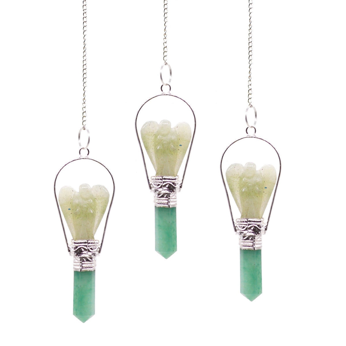 Edelstein Pendel - grüner Aventurine