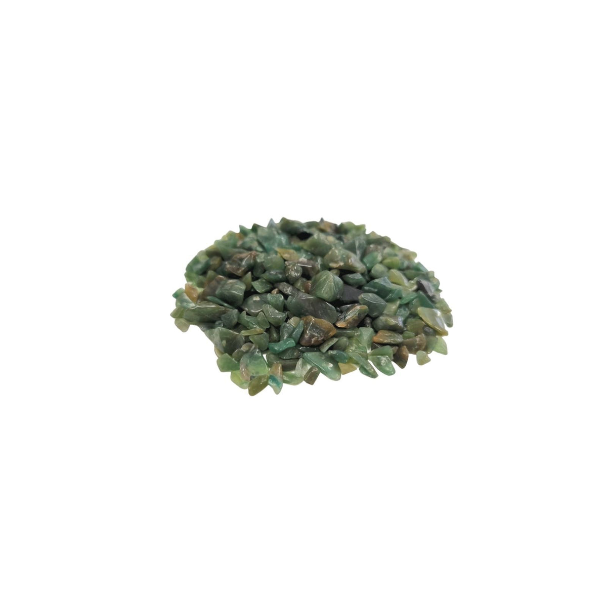 Grüne Avenurin-Edelsteinchips, Großpackung – 1 kg (lose)