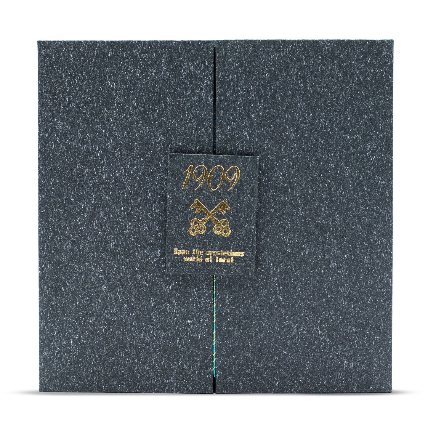 Tarot-Set mit Gold- und Türkis-Folienprägung – Geschenkset