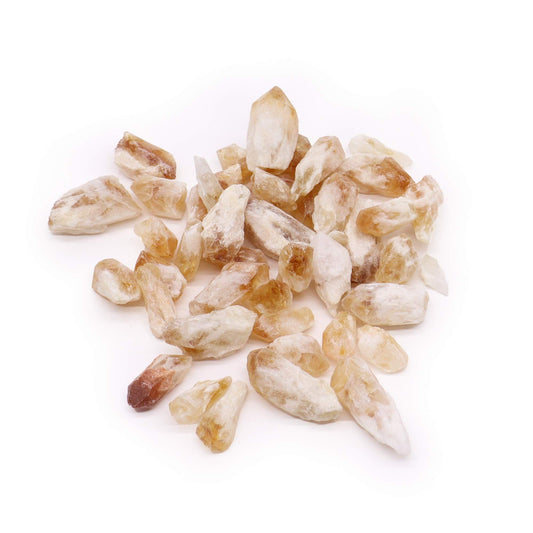 Rohedelsteine - Citrin-Rohspitzen, 50g (lose)